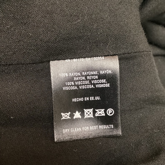 Anthropologie Meadow Rue Dress Drop Waist Minutiae Black - Picture 9 of 10